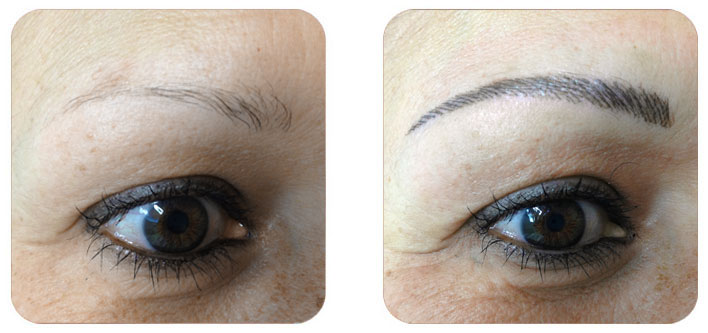 Maquillage permanent - Sourcils - Institut de beauté Aline, Aiguillon, Lot-et-Garonne